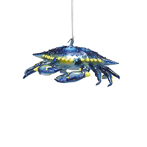 Kurt Adler Blue Crab Ornament, 5-Inch