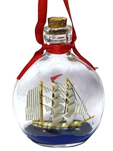 Boat in a Bottle Ornament - Make It a Nautical Holiday -