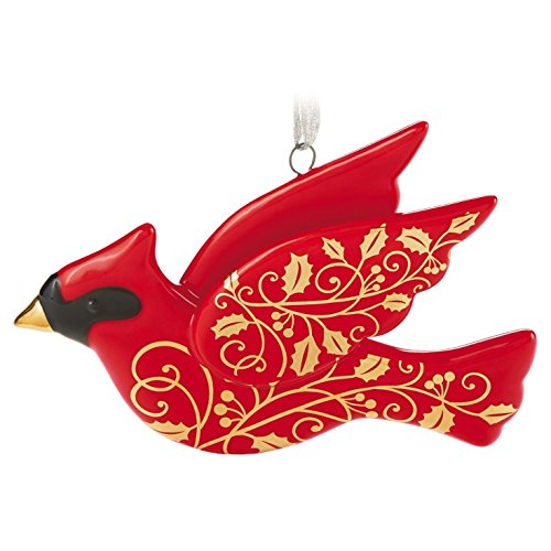 Red and Gold Christmas Cardinal 2016