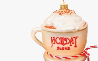 Coffee Cup Christmas Tree Ornaments