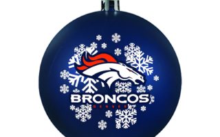 Denver Broncos Christmas Tree Ornaments